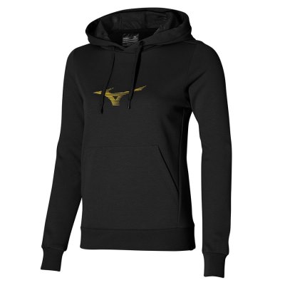 Sudaderas Con Capucha Mizuno Athletics Estampados Mujer Negros - Chile M704OVDNSP